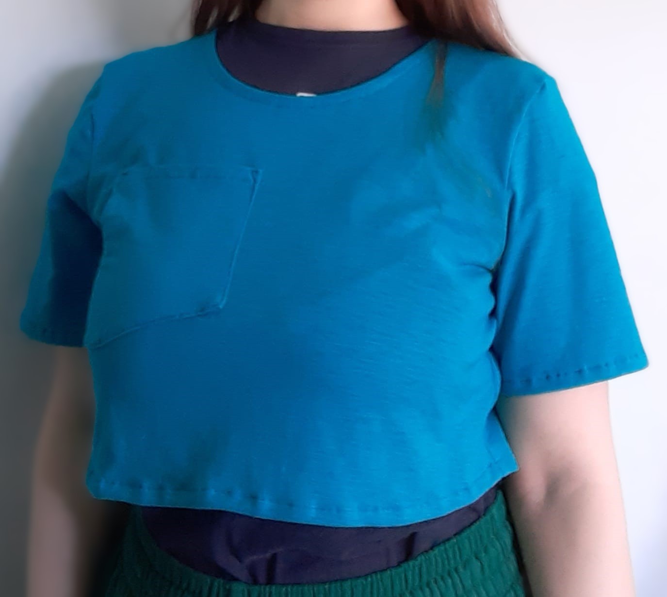 Cropped T-shirt (Limited Edition - Blue)