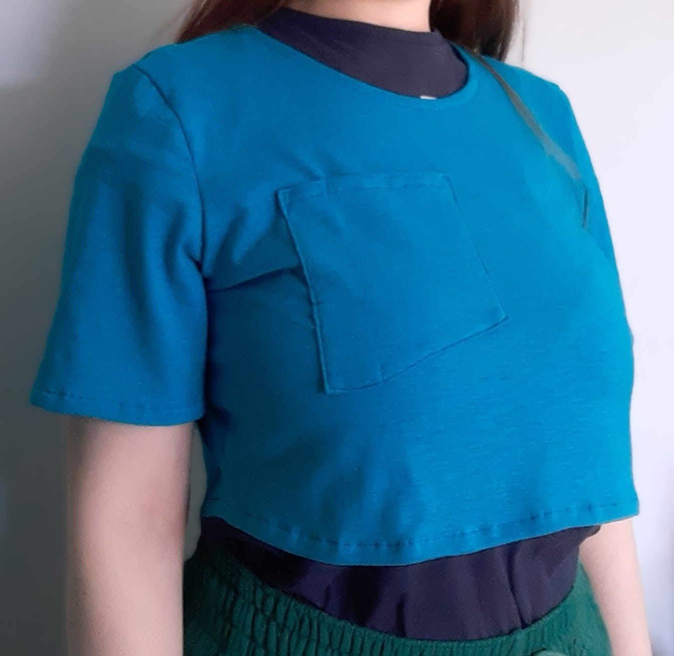 Cropped T-shirt (Limited Edition - Blue)