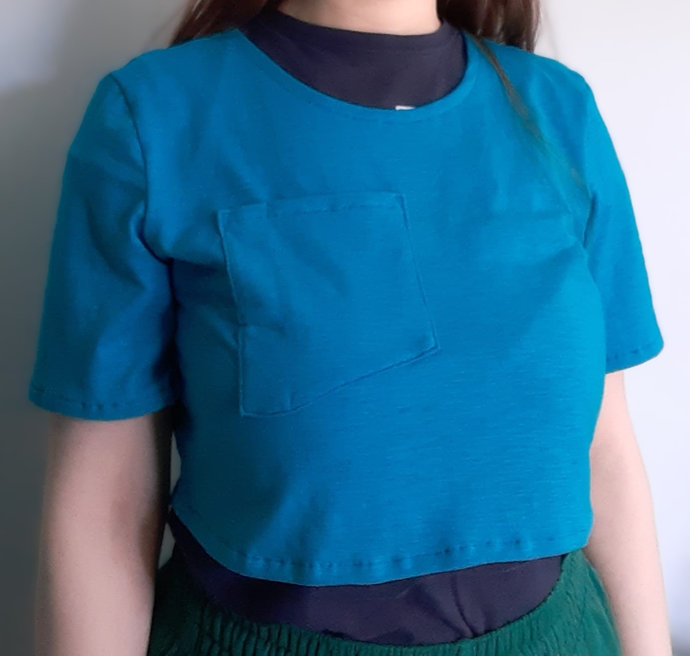 Cropped T-shirt (Limited Edition - Blue)