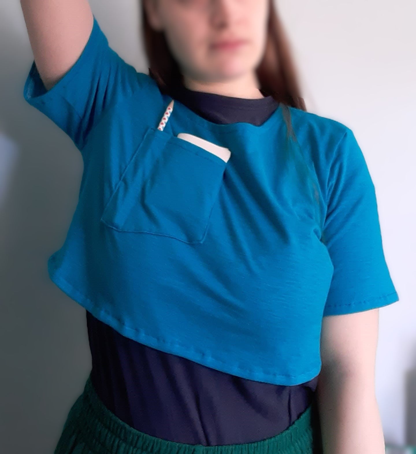 Cropped T-shirt (Limited Edition - Blue)