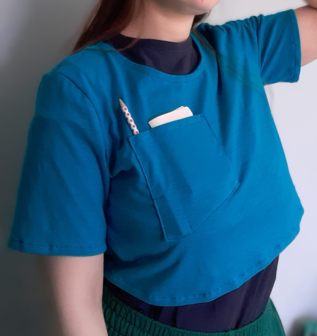 Cropped T-shirt (Limited Edition - Blue)