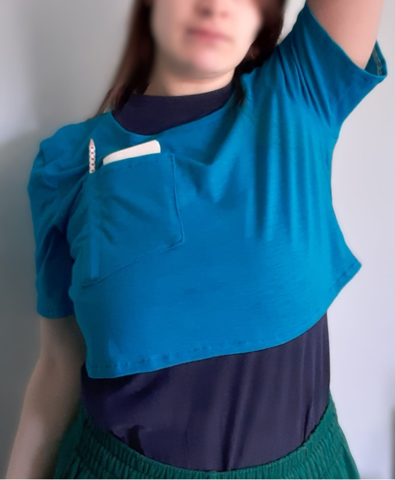 Cropped T-shirt (Limited Edition - Blue)