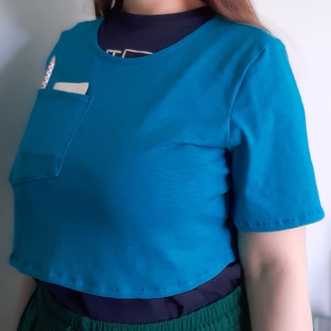 Cropped T-shirt (Limited Edition - Blue)