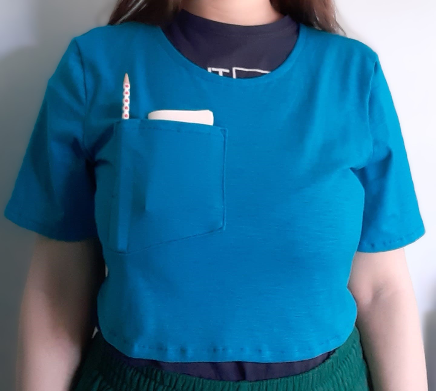 Cropped T-shirt (Limited Edition - Blue)